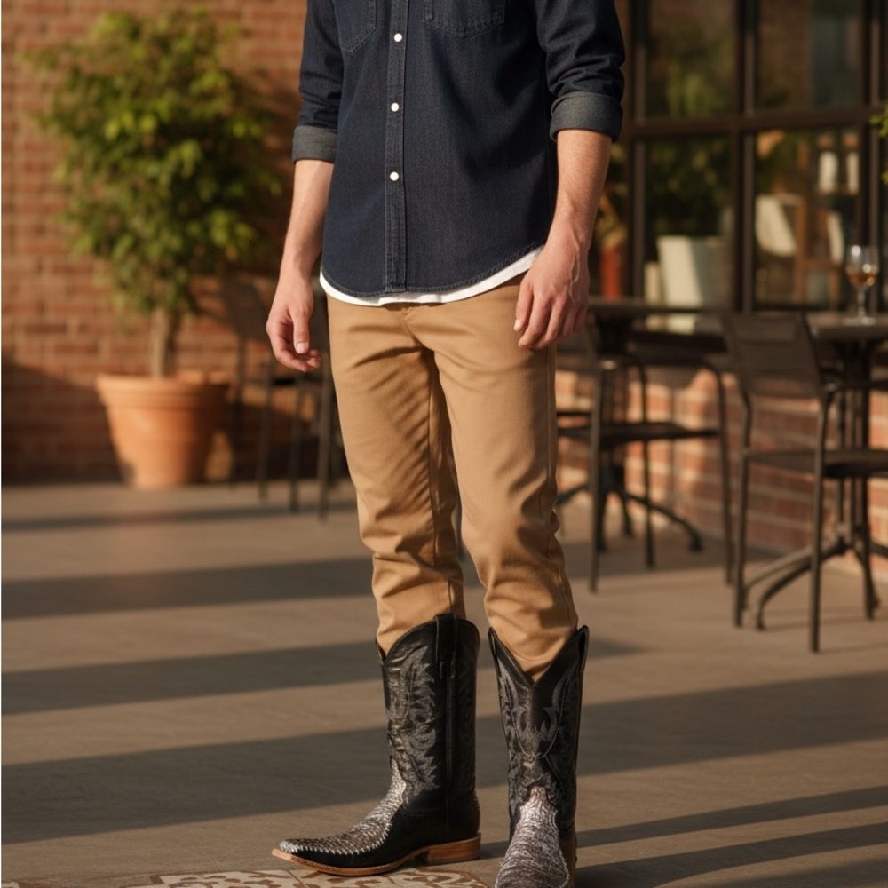 Men’s Black Cowboy Boots